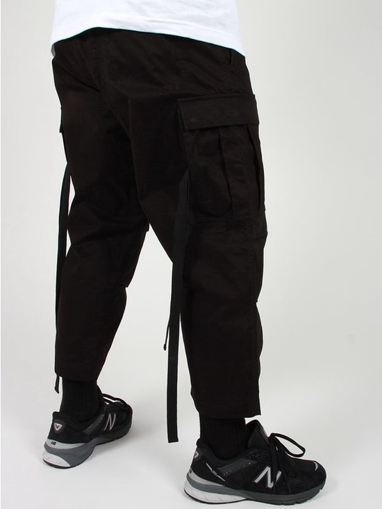 Maharishi Other - MAHARISHI LOOSE CROPPED CARGO PANTS - BLACK Black - Casual Utility Style